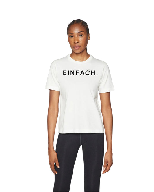 EINFACH – Basic T-Shirt mit Statement